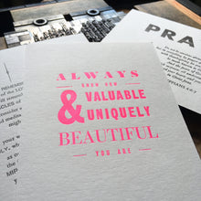 Load image into Gallery viewer, E - Traditional Letterpress Workshop - Combined Typesetting &amp; Poster Workshop
